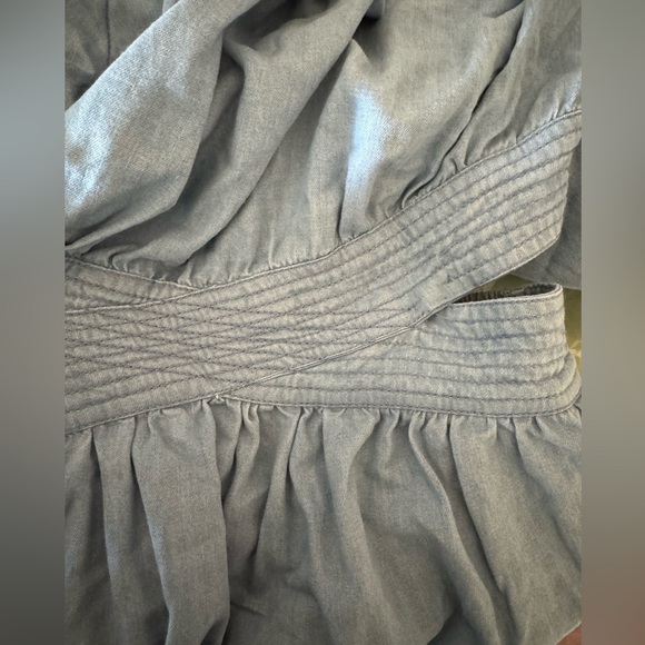 Anthropologie Love The Label Puff Sleeve Open Back Minidress Size XS H34 - Picture 15 of 16